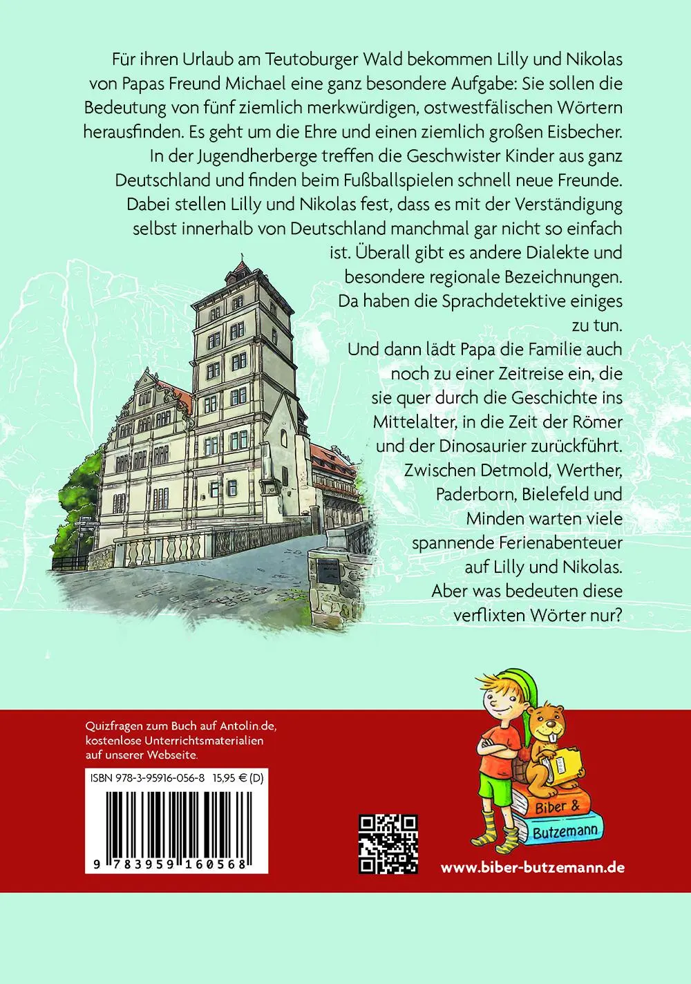 Rückseite: 9783959160568 | Abenteuer am Teutoburger Wald | Miriam Schaps | Buch | 122 S. | 2020