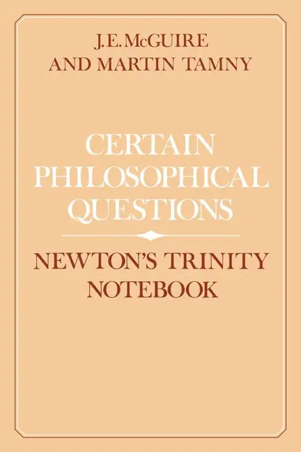 Cover: 9780521530668 | Certain Philosophical Questions | Newton's Trinity Notebook | Buch