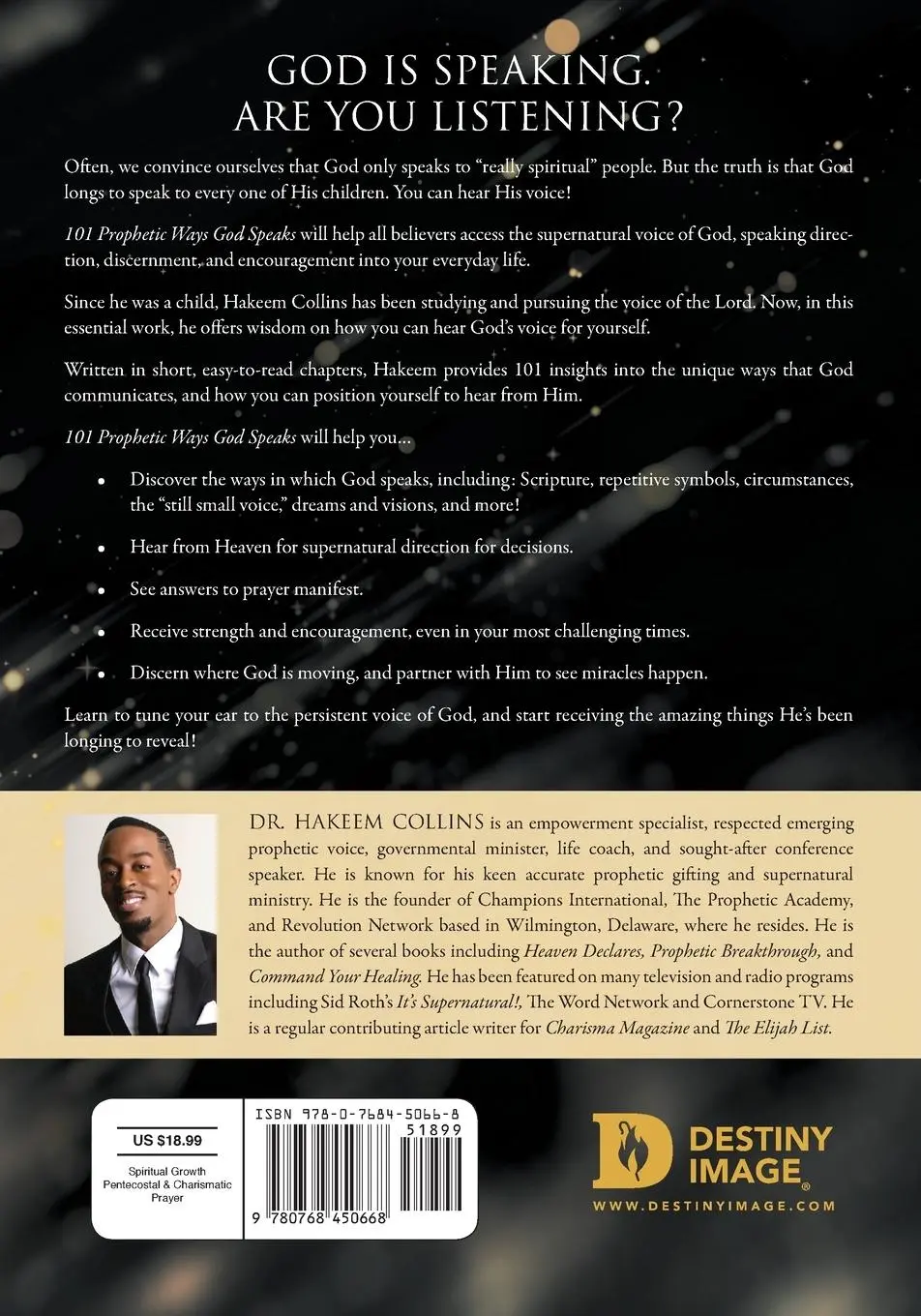Rückseite: 9780768450668 | 101 Prophetic Ways God Speaks | Hearing God is Easier than You Think