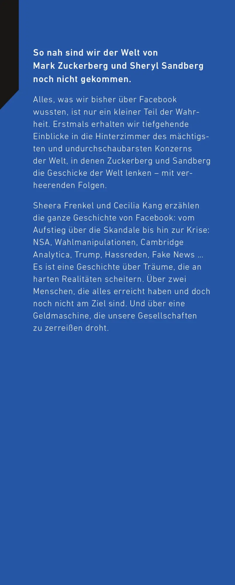 Bild: 9783100000668 | Inside Facebook | Die hässliche Wahrheit | Sheera Frenkel (u. a.)