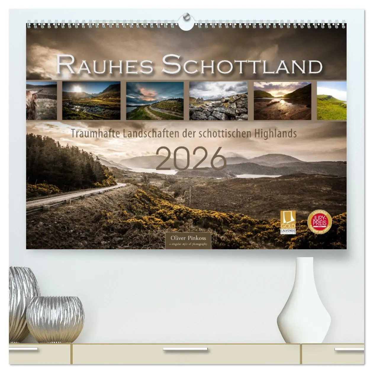 Cover: 9783457740668 | Rauhes Schottland (hochwertiger Premium Wandkalender 2026 DIN A2...