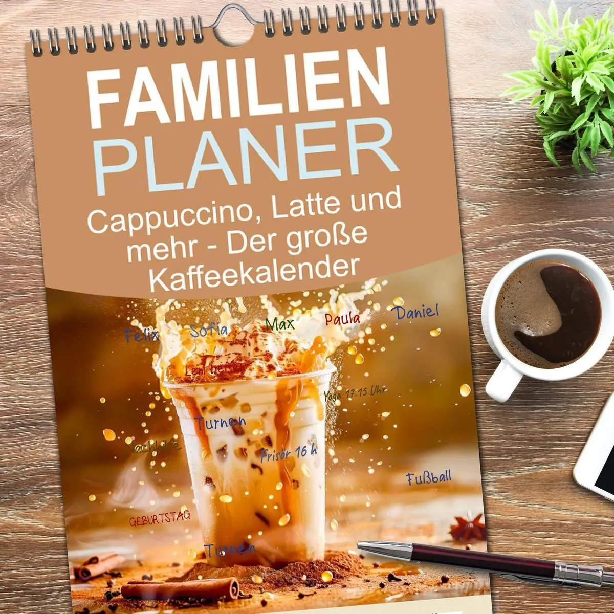 Bild: 9783516690668 | Familienplaner 2026 - Cappuccino, Latte und mehr - Der große...