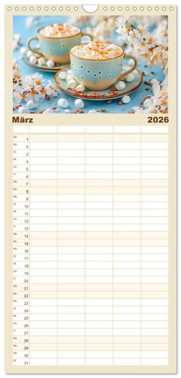 Bild: 9783516690668 | Familienplaner 2026 - Cappuccino, Latte und mehr - Der große...