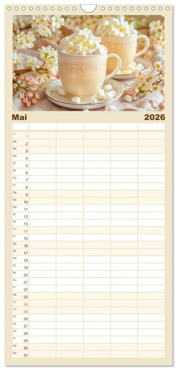 Bild: 9783516690668 | Familienplaner 2026 - Cappuccino, Latte und mehr - Der große...