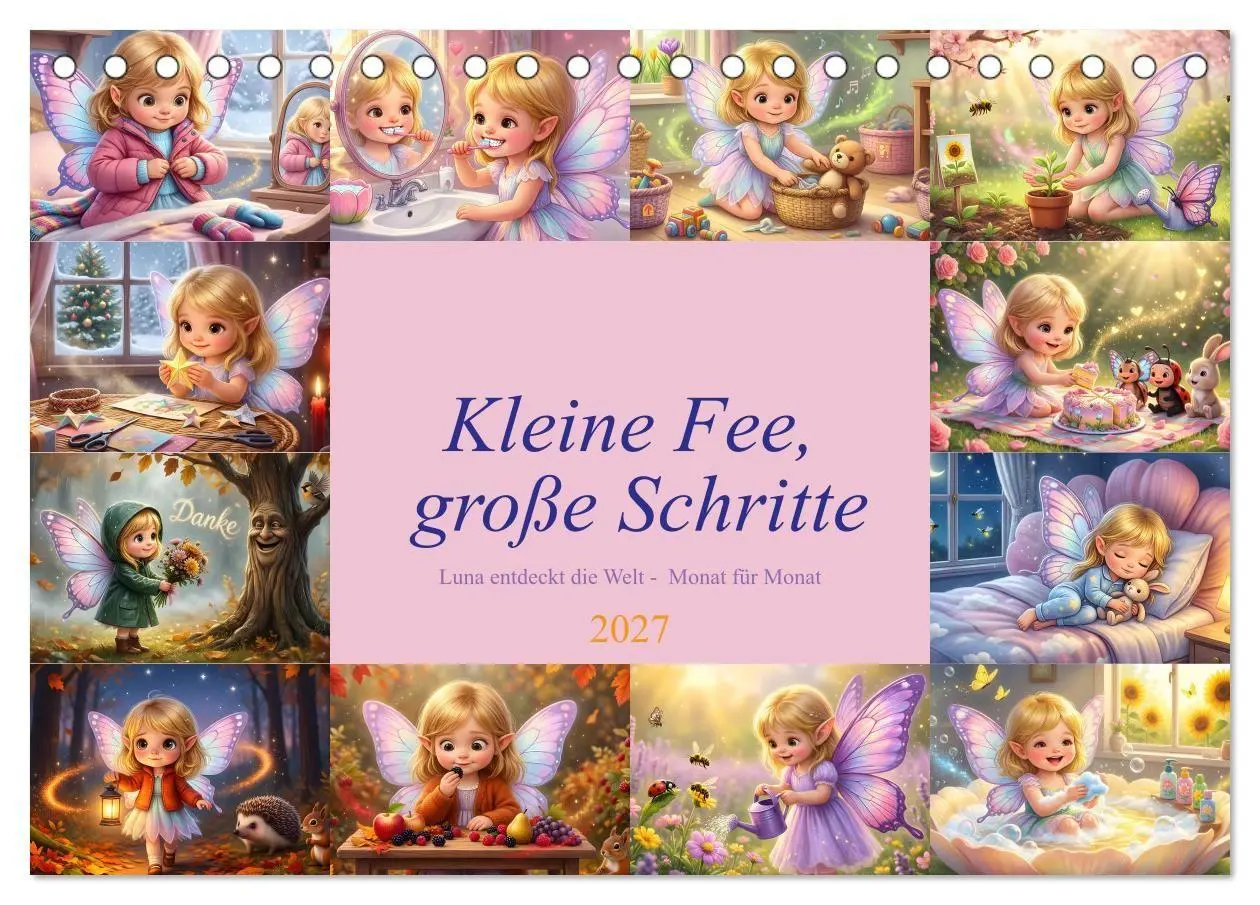 Cover: 9783516760668 | Kleine Fee, große Schritte (Tischkalender 2027 DIN A5 quer),...
