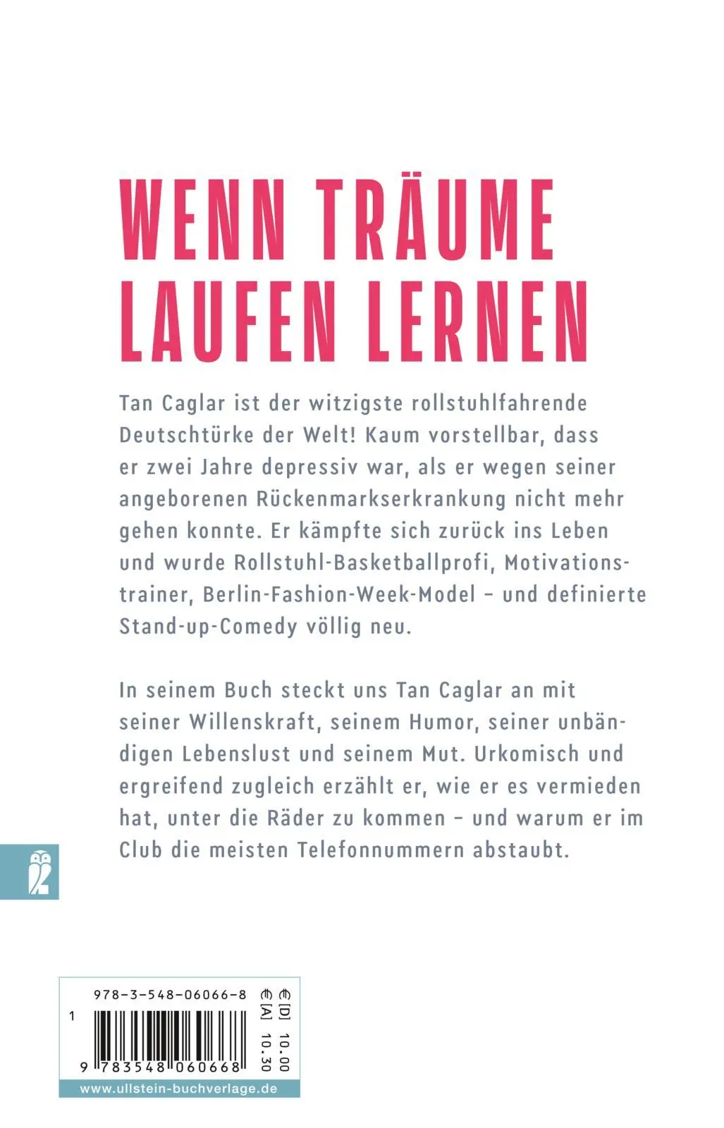Rückseite: 9783548060668 | Rollt bei mir! | Wenn Träume laufen lernen | Tan Caglar | Taschenbuch