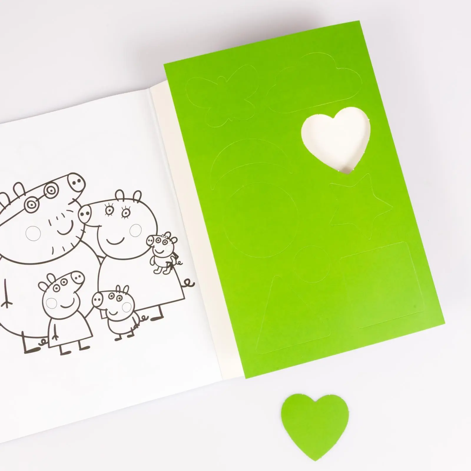 Bild: 9783845130668 | Peppa Wutz Ausmalbilder: Mein Schablonen-Malbuch | Taschenbuch | 48 S.