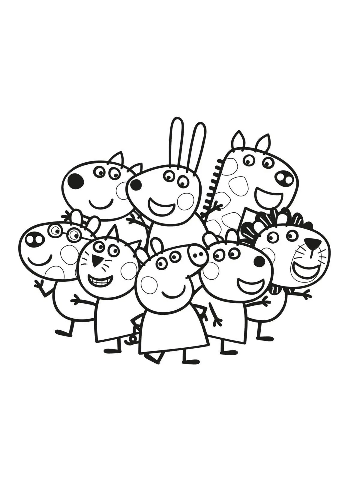 Bild: 9783845130668 | Peppa Wutz Ausmalbilder: Mein Schablonen-Malbuch | Taschenbuch | 48 S.