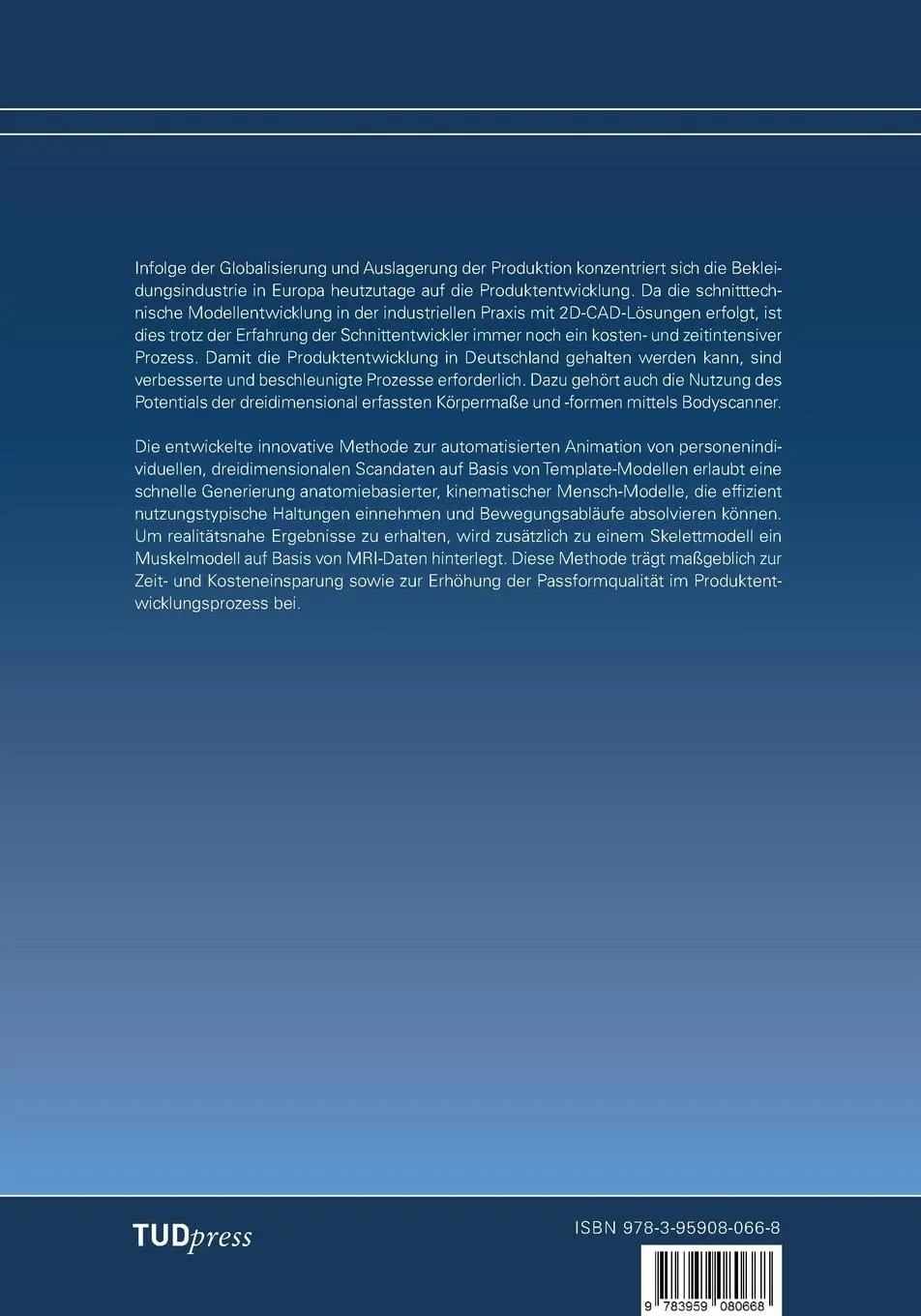 Rückseite: 9783959080668 | Methodenentwicklung zur automatisierten Generierung...