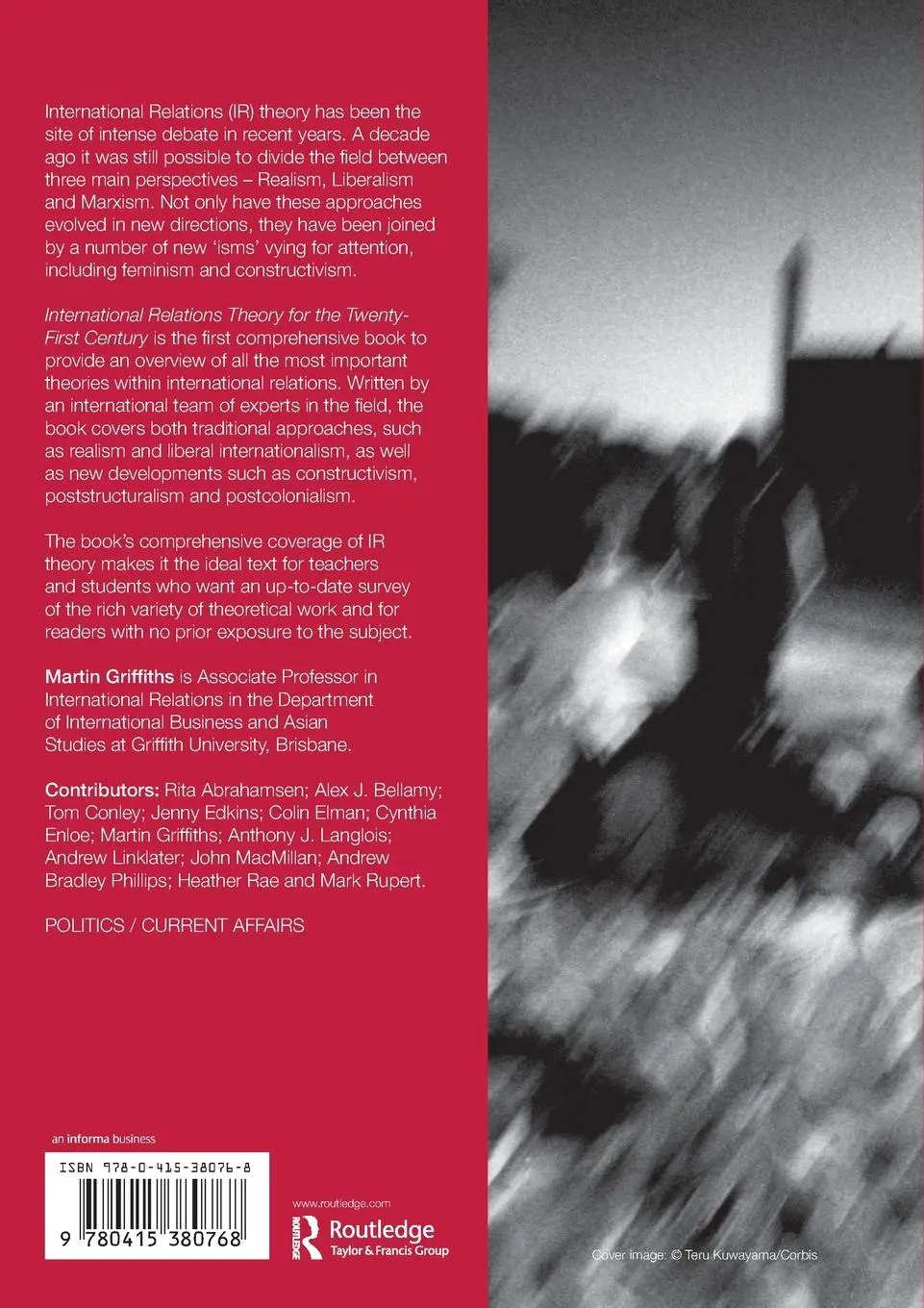 Rückseite: 9780415380768 | International Relations Theory for the Twenty-First Century | Buch