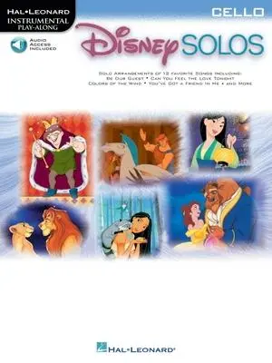 Cover: 9780634000768 | Disney Solos for Cello Book/Online Audio | Hal Leonard Corp | Buch