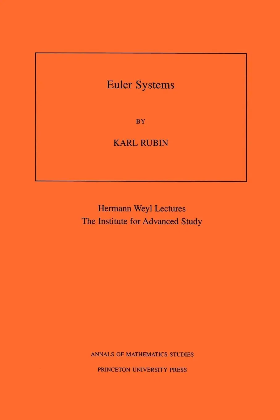 Cover: 9780691050768 | Euler Systems | Karl Rubin | Taschenbuch | Kartoniert / Broschiert
