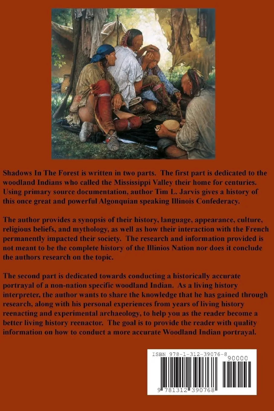 Rückseite: 9781312390768 | Shadows in the Forest | Woodland Warriors of the Mississippi Valley