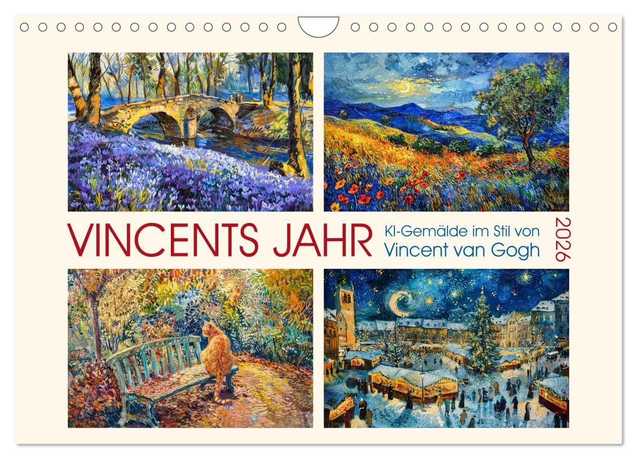 Cover: 9783457350768 | Vincents Jahr (Wandkalender 2026 DIN A4 quer), CALVENDO Monatskalender