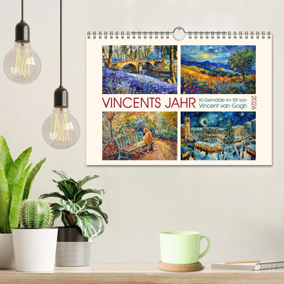 Bild: 9783457350768 | Vincents Jahr (Wandkalender 2026 DIN A4 quer), CALVENDO Monatskalender