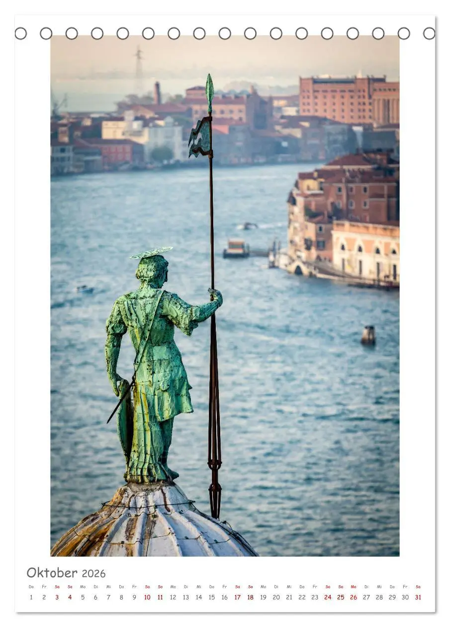 Bild: 9783516370768 | Venedig anders sehen (Tischkalender 2026 DIN A5 hoch), CALVENDO...