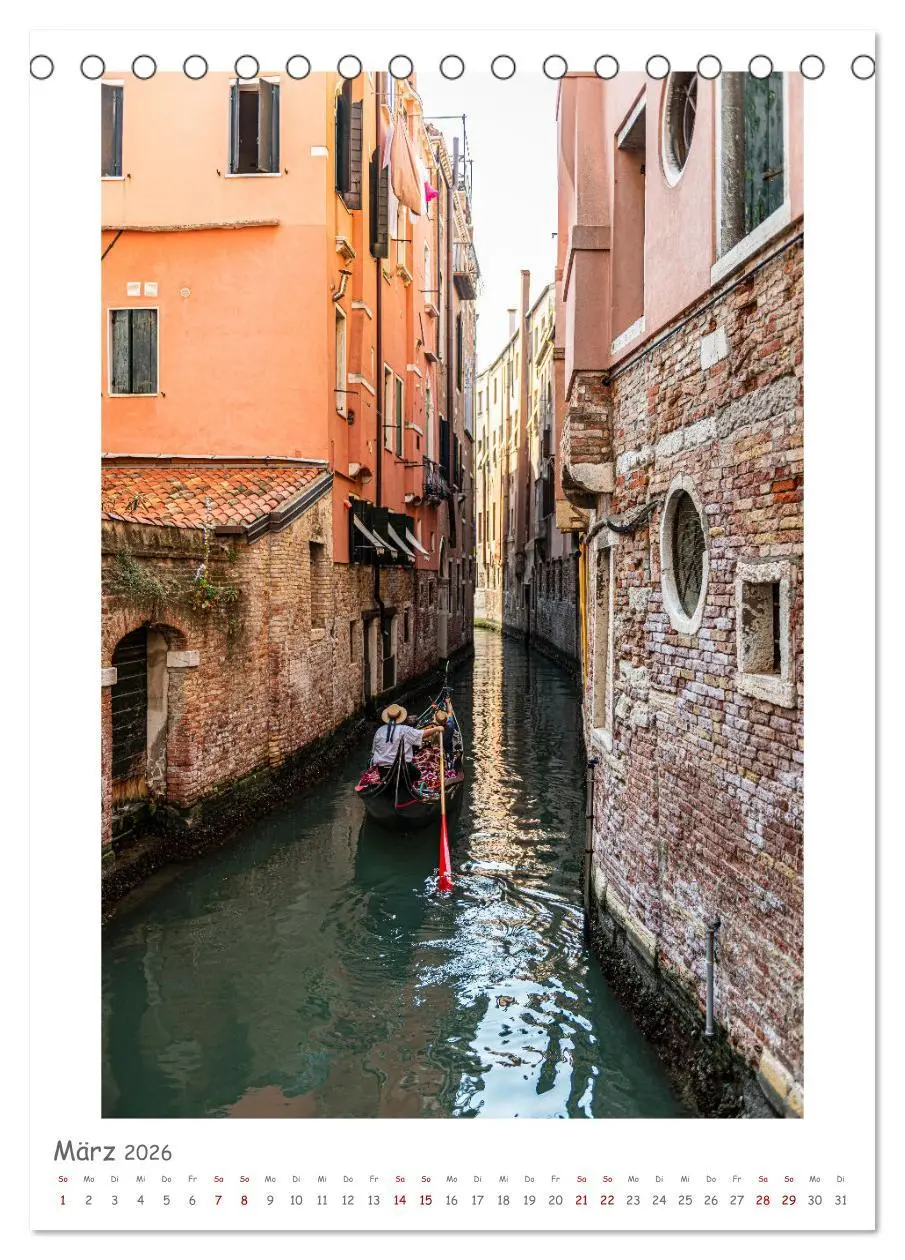Bild: 9783516370768 | Venedig anders sehen (Tischkalender 2026 DIN A5 hoch), CALVENDO...
