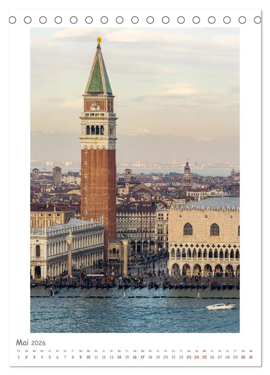 Bild: 9783516370768 | Venedig anders sehen (Tischkalender 2026 DIN A5 hoch), CALVENDO...