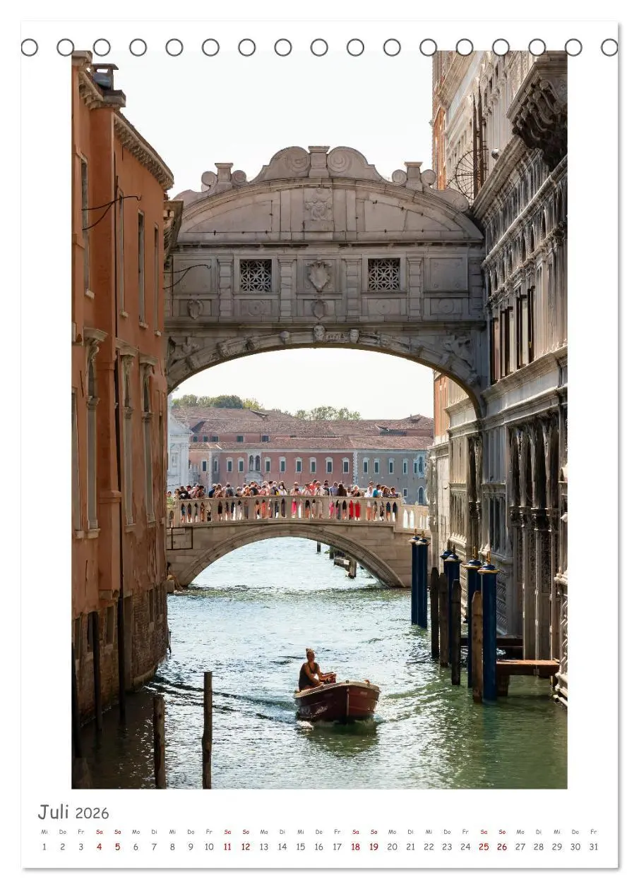 Bild: 9783516370768 | Venedig anders sehen (Tischkalender 2026 DIN A5 hoch), CALVENDO...