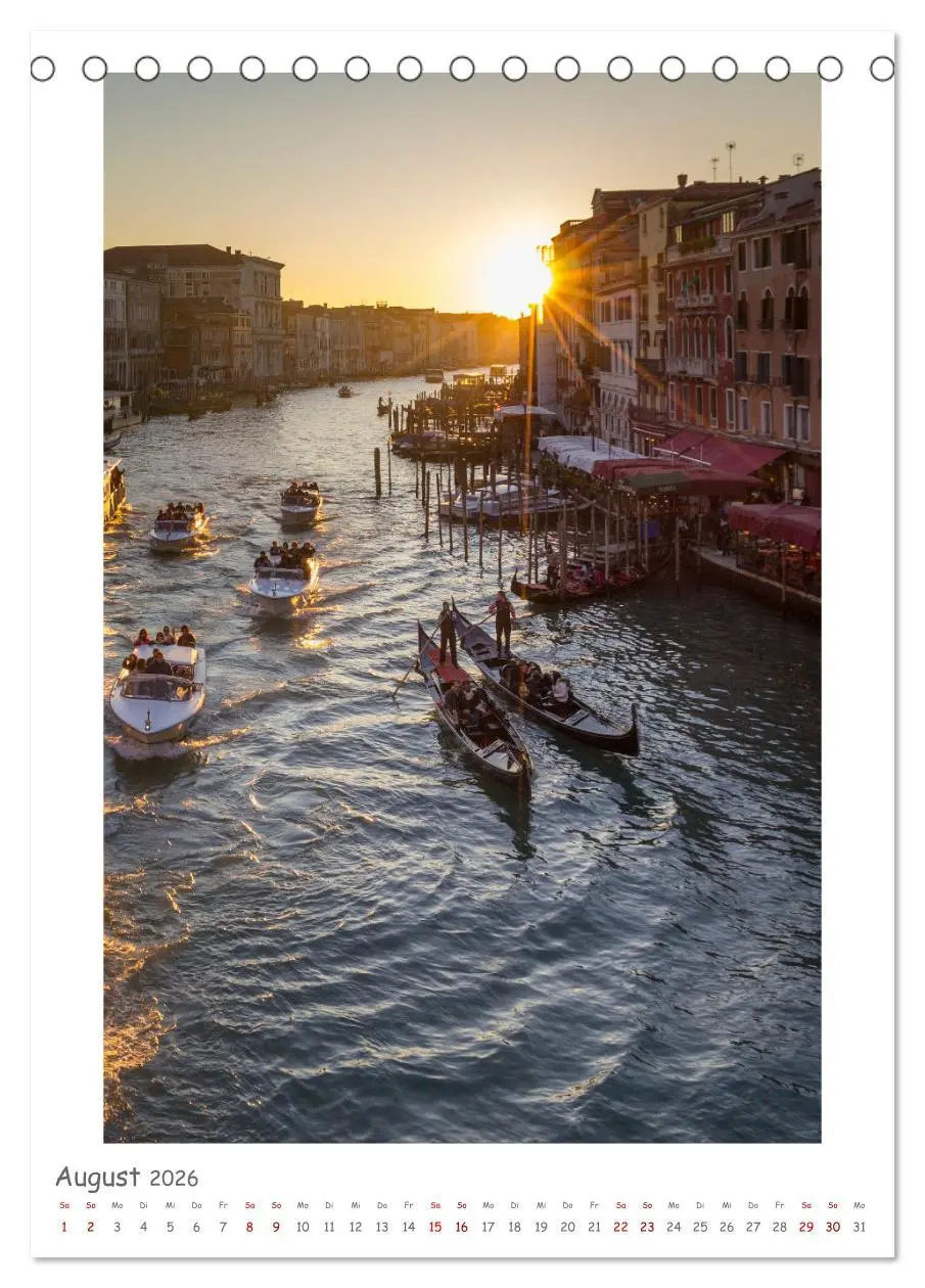 Bild: 9783516370768 | Venedig anders sehen (Tischkalender 2026 DIN A5 hoch), CALVENDO...