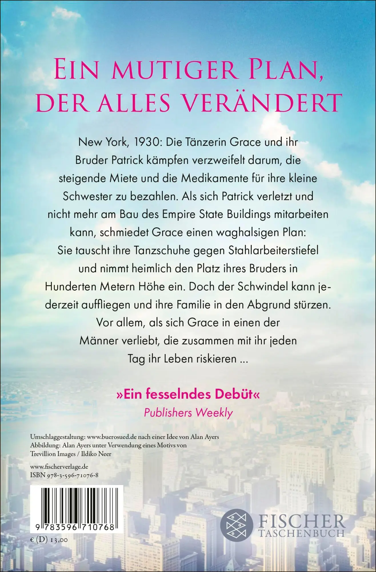 Rückseite: 9783596710768 | Hier oben sind wir unendlich | Gemma Tizzard | Taschenbuch | 432 S.