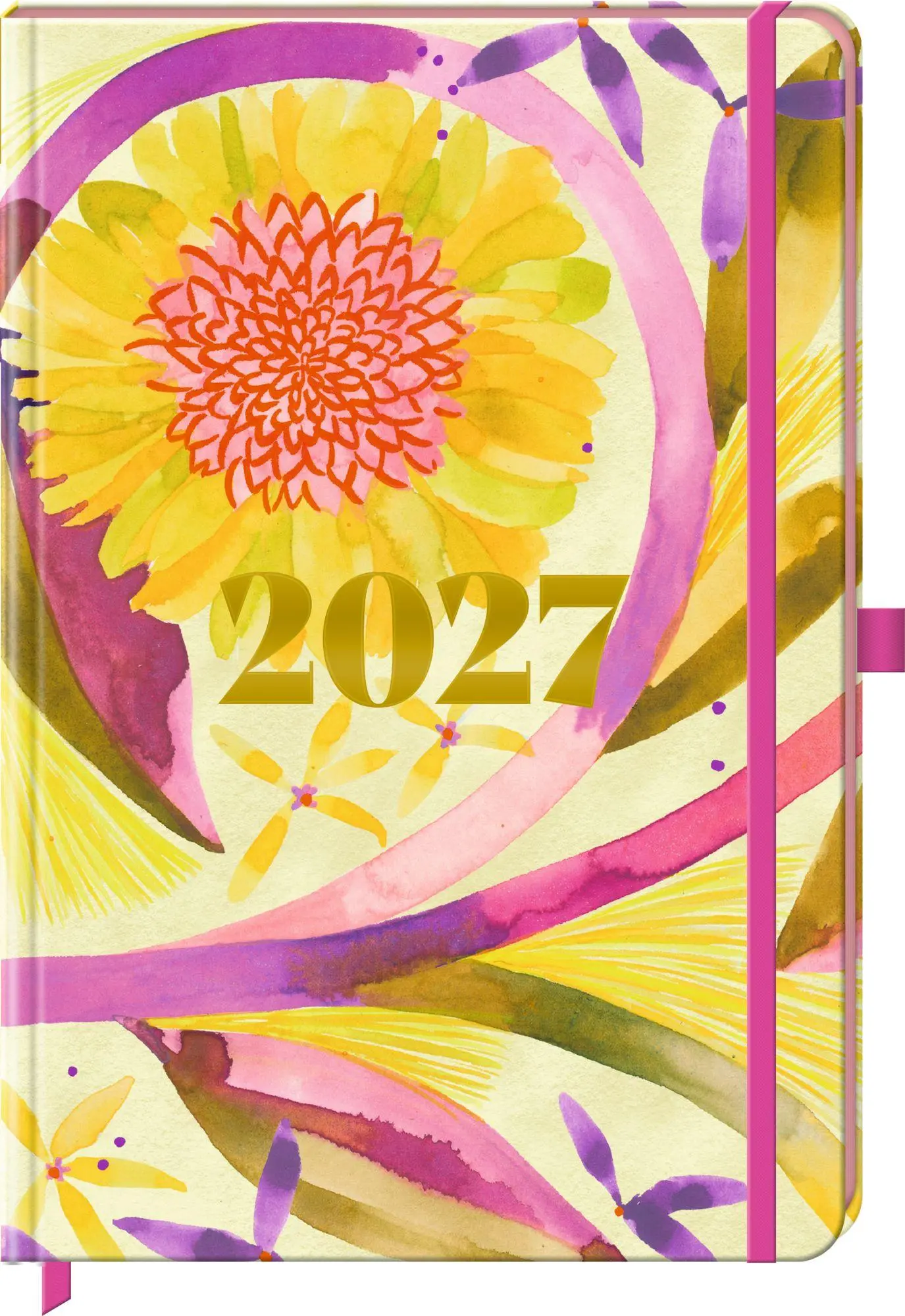 Cover: 4050003970868 | Wochenkalender 2027 - Yellow | Kalender | 128 S. | Deutsch | 2027