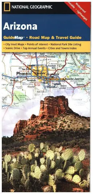 Cover: 9781597750868 | National Geographic GuideMap Arizona | (Land-)Karte | Englisch | 2013