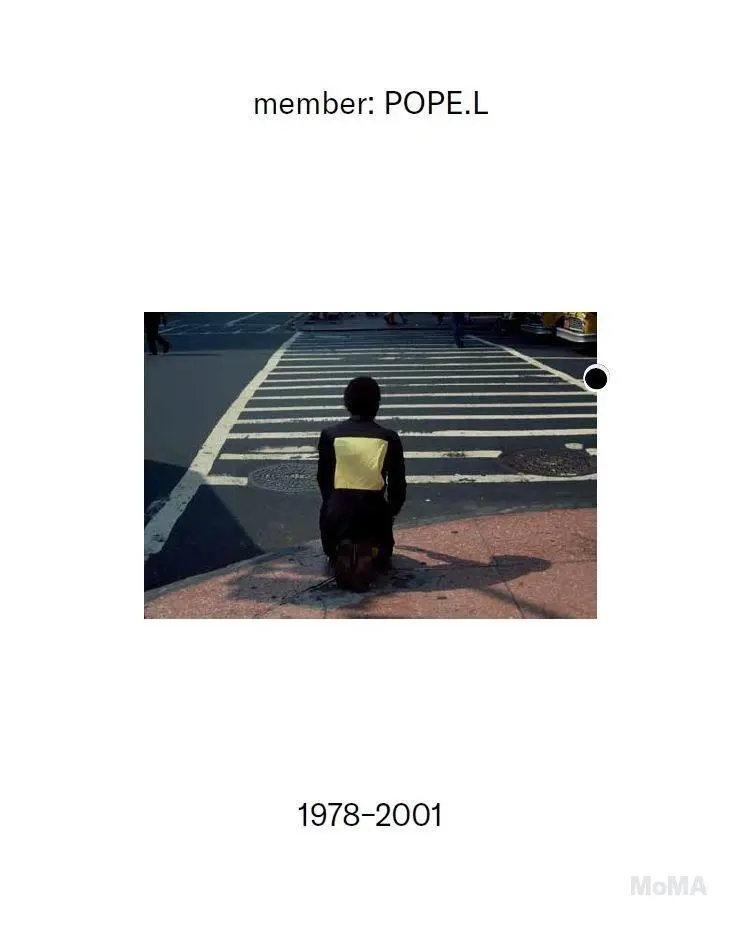 Cover: 9781633450868 | Member: Pope.L, 1978-2001 | Valerie Cassel Oliver | Buch | Gebunden