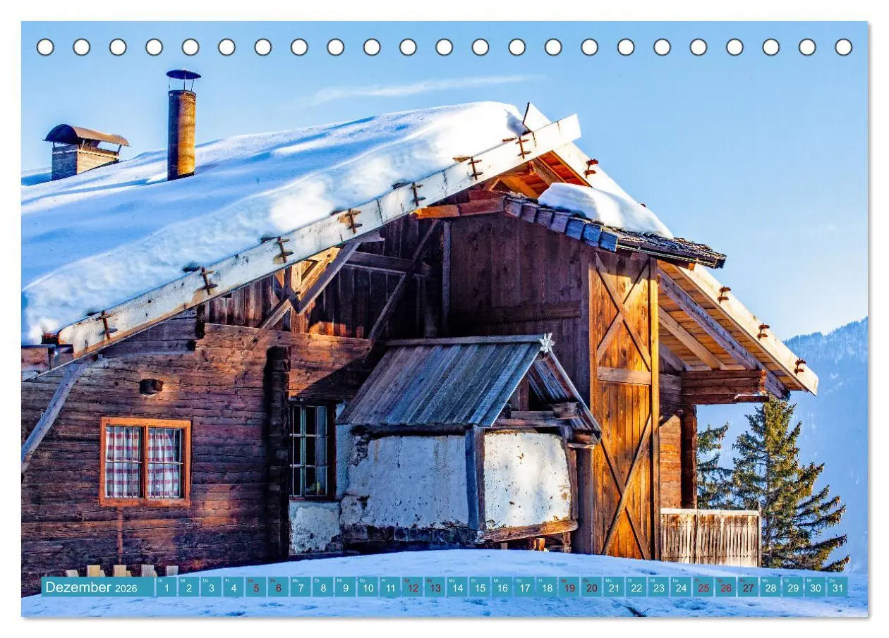 Bild: 9783457410868 | Ultental Wunderschöne alte Bauernhäuser (Tischkalender 2026 DIN A5...