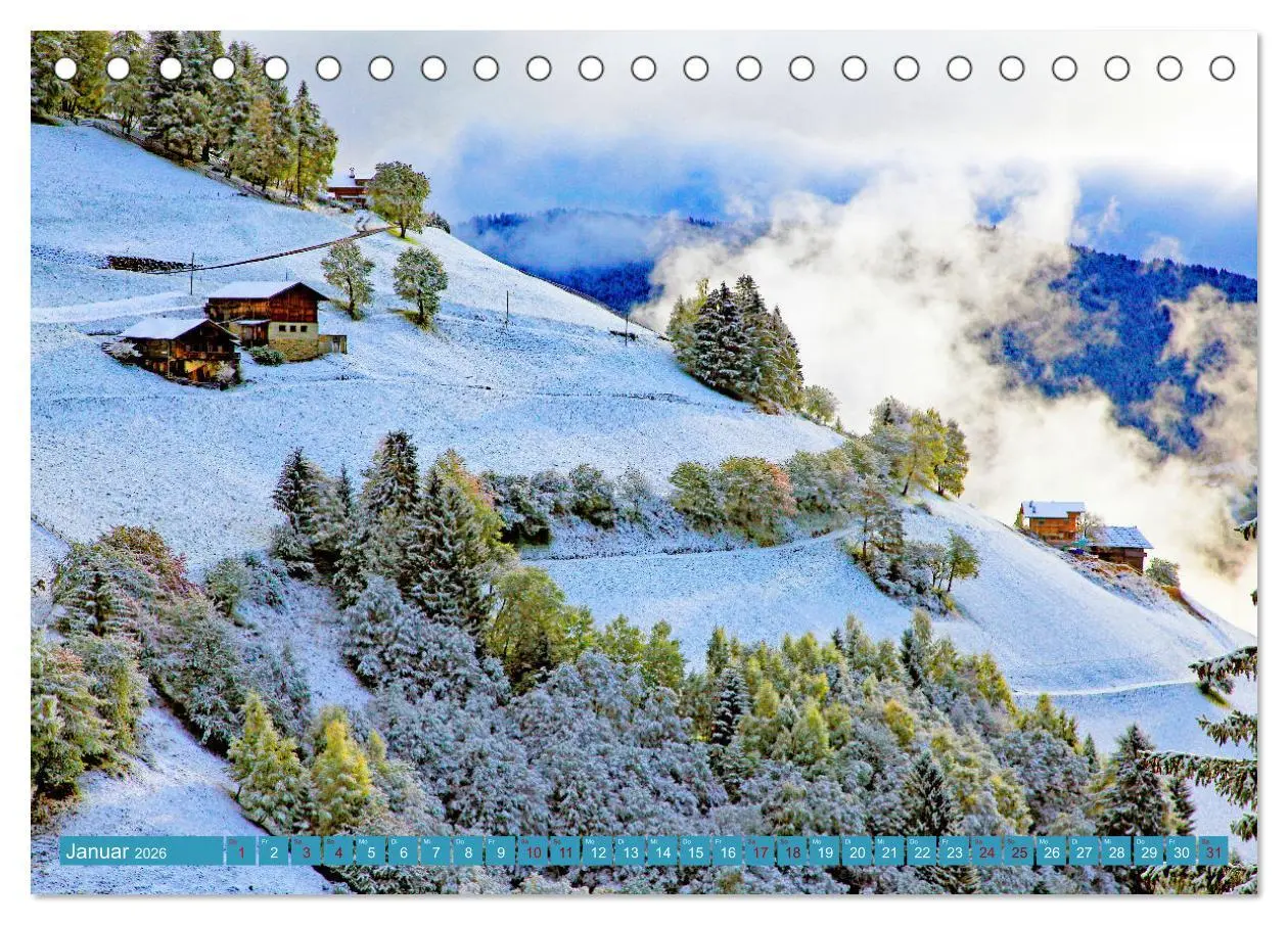 Bild: 9783457410868 | Ultental Wunderschöne alte Bauernhäuser (Tischkalender 2026 DIN A5...