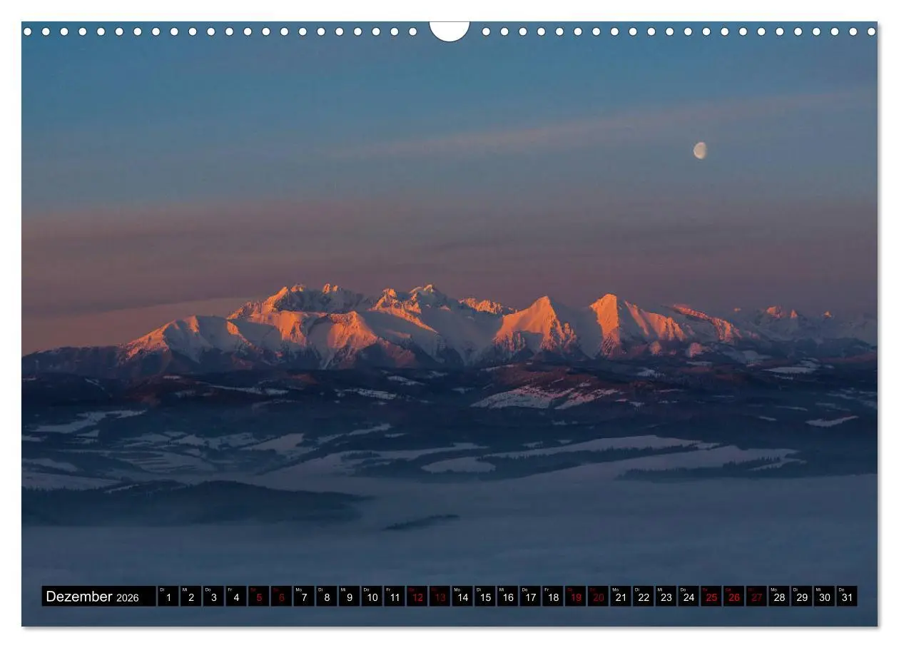 Bild: 9783457890868 | Tatra. Polen und Slowakei (Wandkalender 2026 DIN A3 quer), CALVENDO...