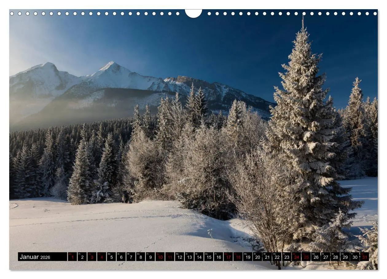 Bild: 9783457890868 | Tatra. Polen und Slowakei (Wandkalender 2026 DIN A3 quer), CALVENDO...