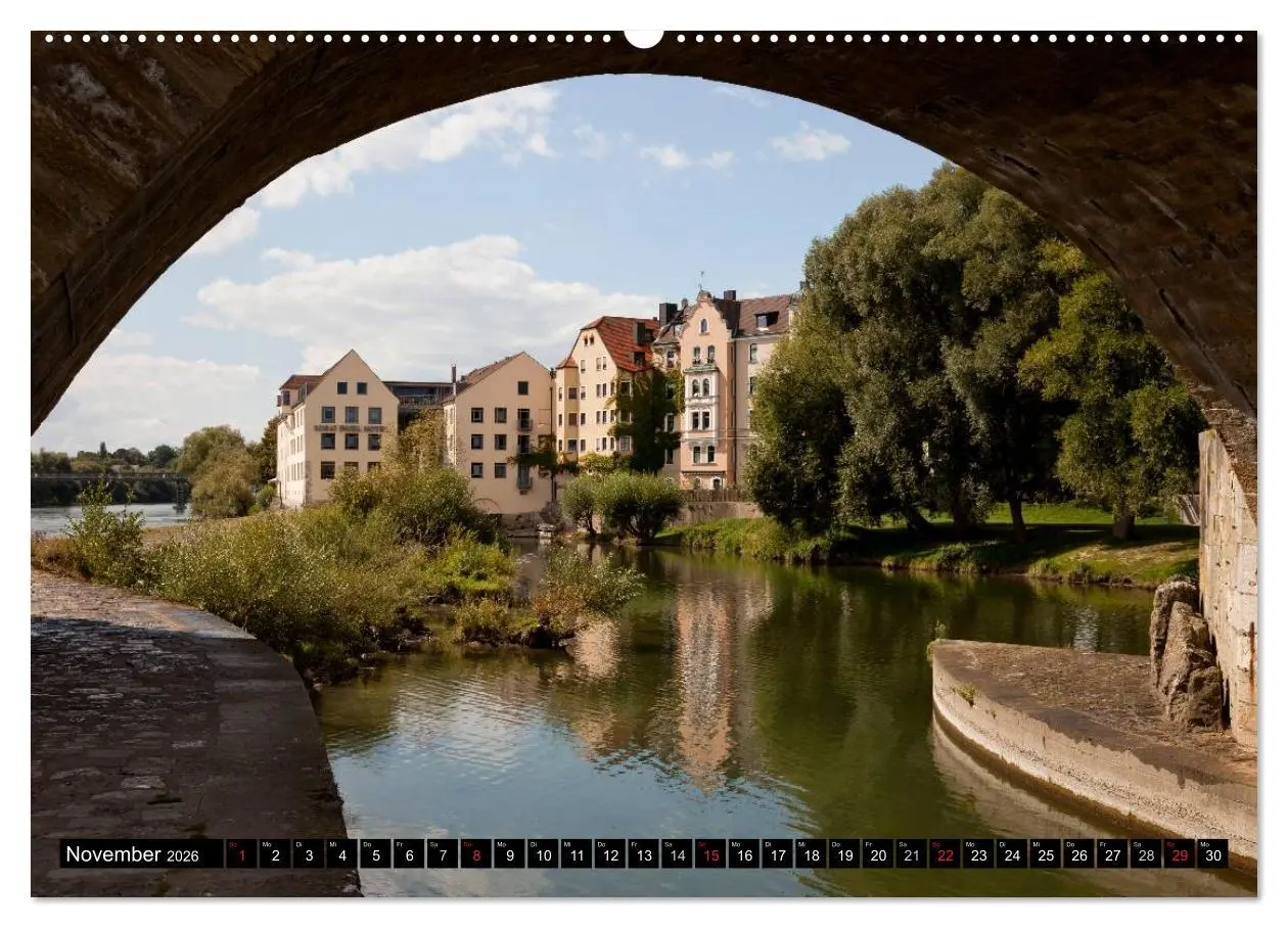 Bild: 9783516120868 | Regensburg - Bayern (Wandkalender 2026 DIN A2 quer), CALVENDO...