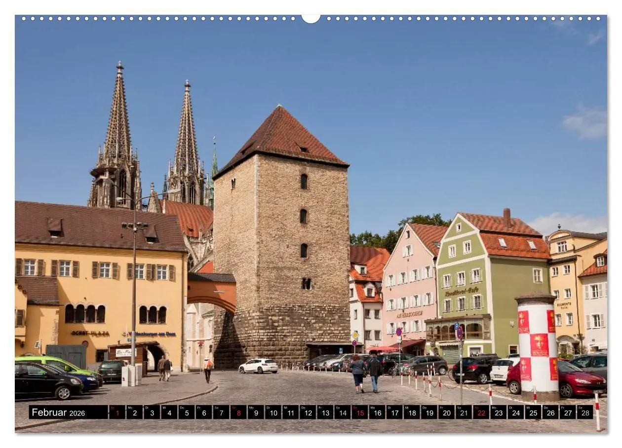 Bild: 9783516120868 | Regensburg - Bayern (Wandkalender 2026 DIN A2 quer), CALVENDO...