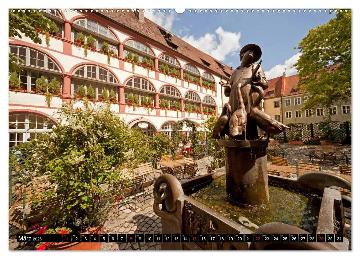 Bild: 9783516120868 | Regensburg - Bayern (Wandkalender 2026 DIN A2 quer), CALVENDO...