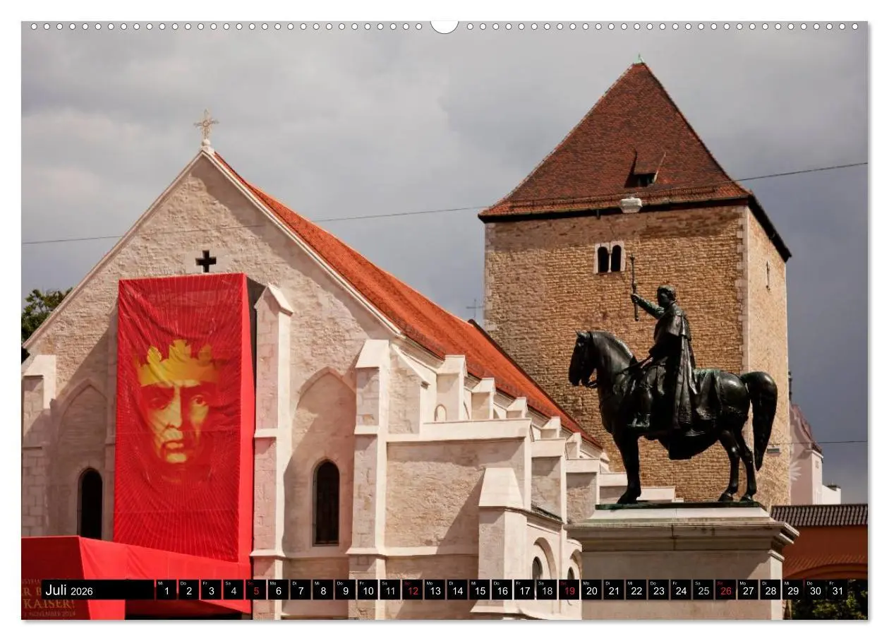 Bild: 9783516120868 | Regensburg - Bayern (Wandkalender 2026 DIN A2 quer), CALVENDO...