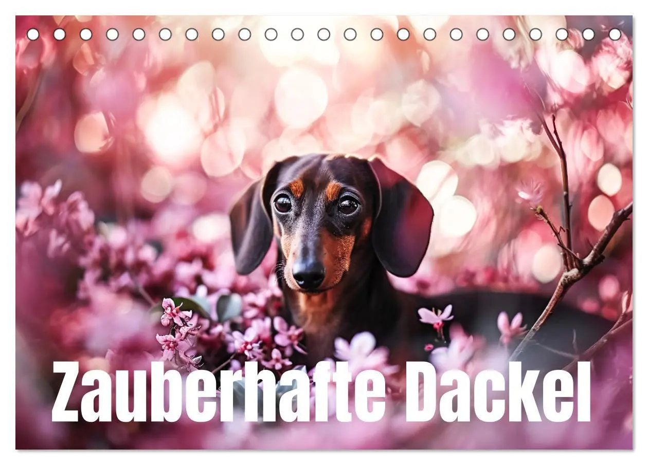 Cover: 9783457400968 | Zauberhafte Dackel (Tischkalender 2026 DIN A5 quer), CALVENDO...