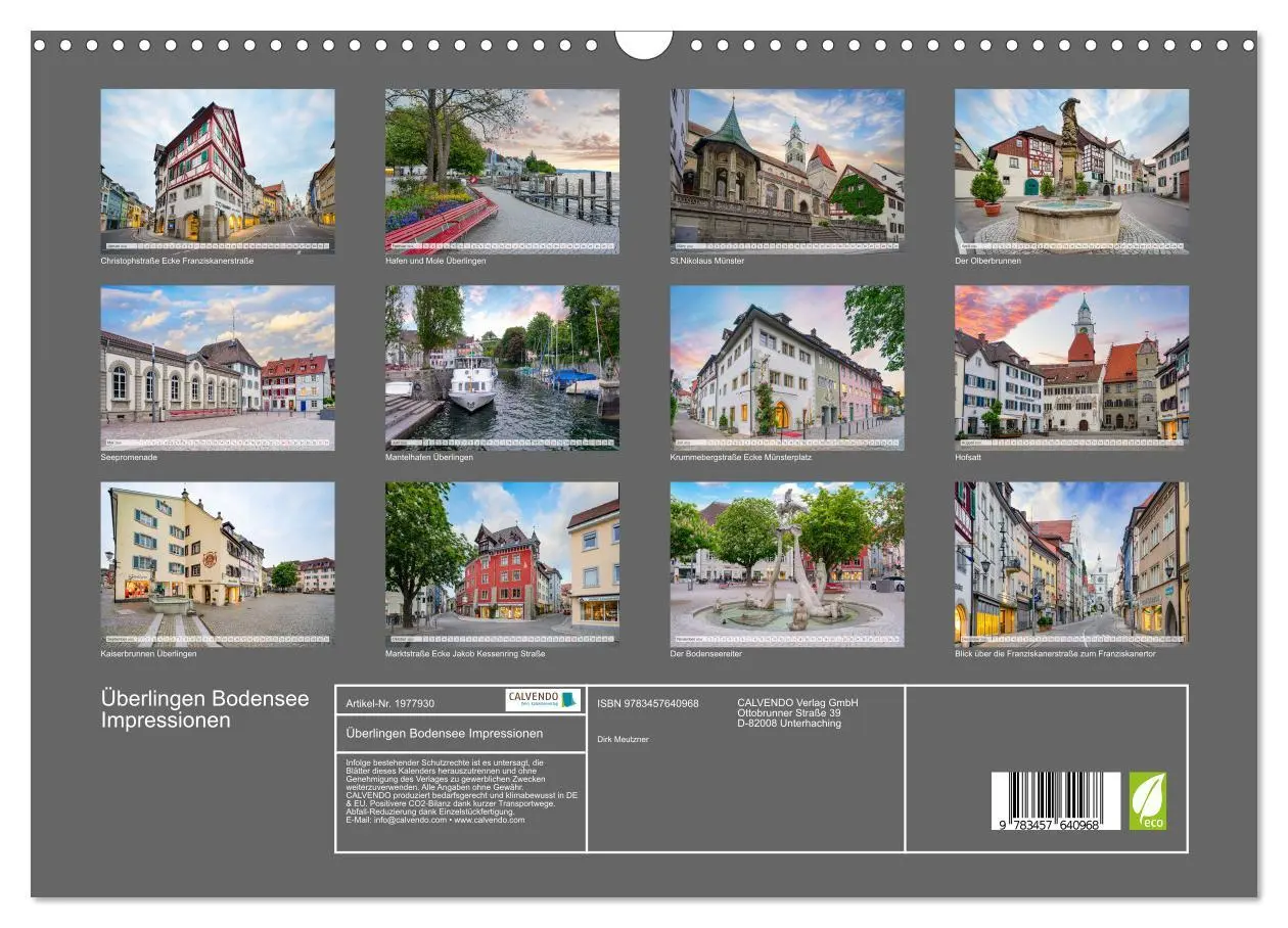 Bild: 9783457640968 | Überlingen Bodensee Impressionen (Wandkalender 2026 DIN A3 quer),...