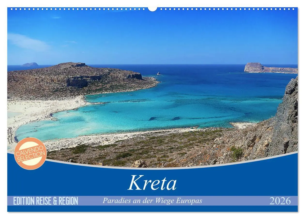 Cover: 9783457880968 | Kreta - Paradies an der Wiege Europas (Wandkalender 2026 DIN A2...