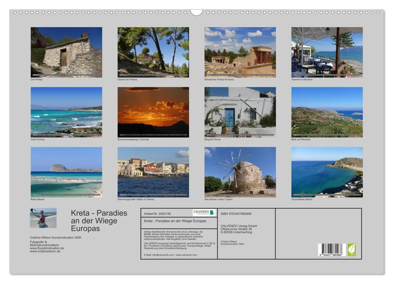Bild: 9783457880968 | Kreta - Paradies an der Wiege Europas (Wandkalender 2026 DIN A2...