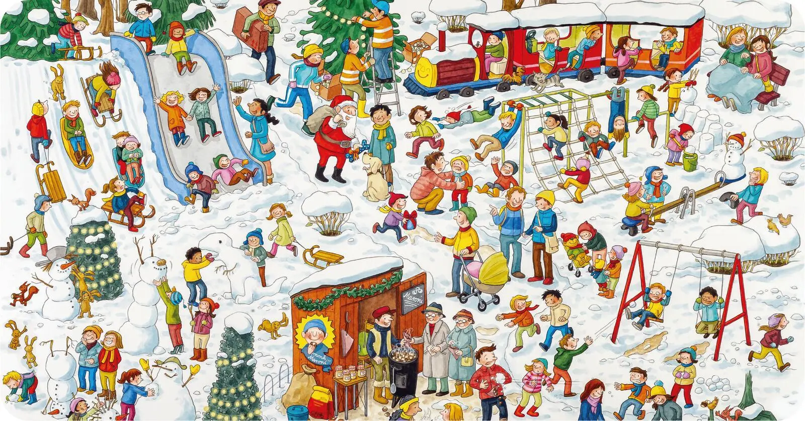 Bild: 9783480240968 | Mein Weihnachts-Wimmelbuch | Mini-Ausgabe | Sandra Reckers | Buch