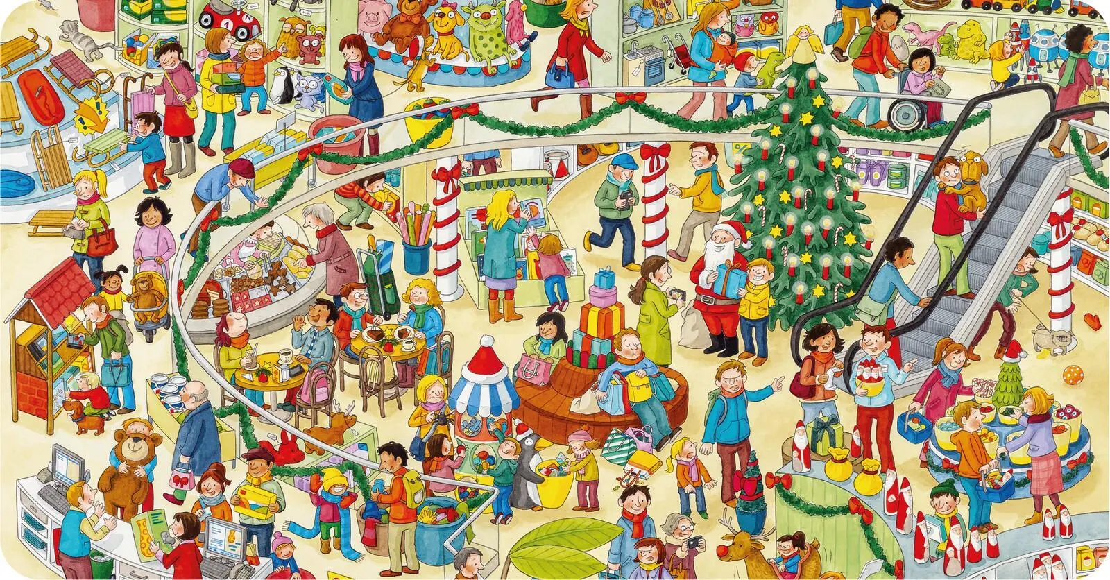 Bild: 9783480240968 | Mein Weihnachts-Wimmelbuch | Mini-Ausgabe | Sandra Reckers | Buch