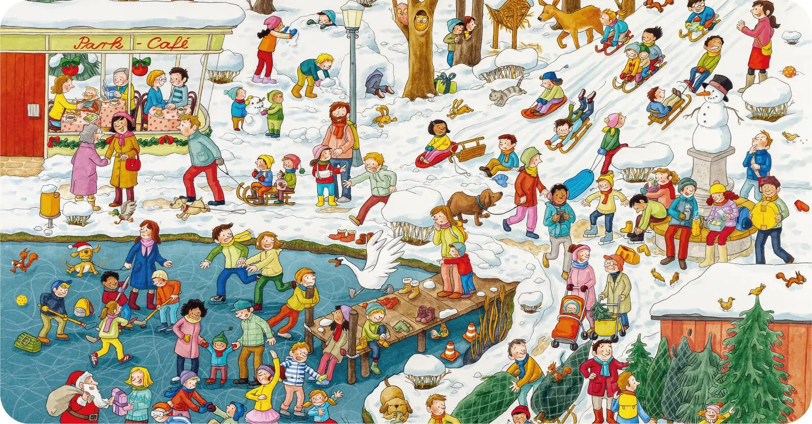 Bild: 9783480240968 | Mein Weihnachts-Wimmelbuch | Mini-Ausgabe | Sandra Reckers | Buch