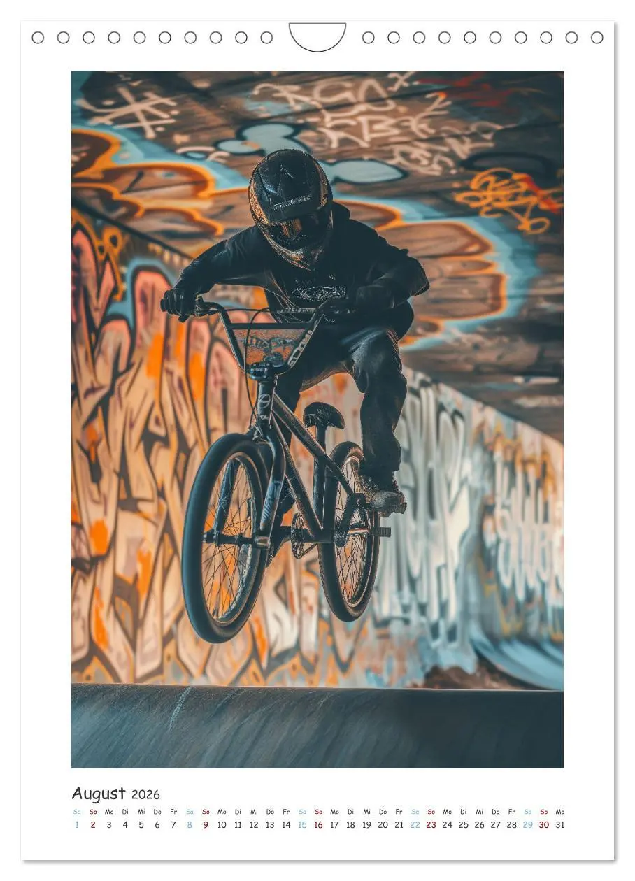 Bild: 9783516280968 | BMX Action (Wandkalender 2026 DIN A4 hoch), CALVENDO Monatskalender