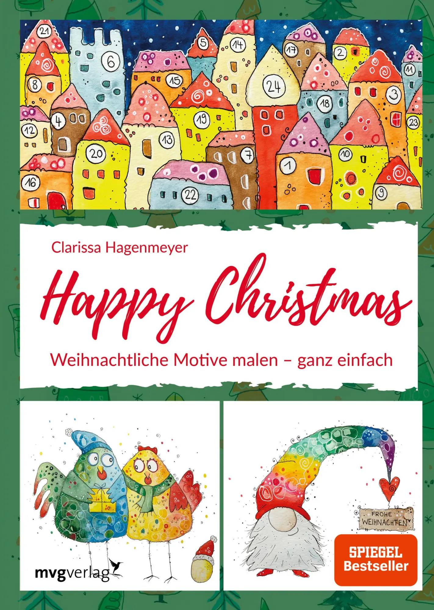 Cover: 9783747400968 | Happy Christmas | Weihnachtliche Motive malen - ganz einfach | Buch