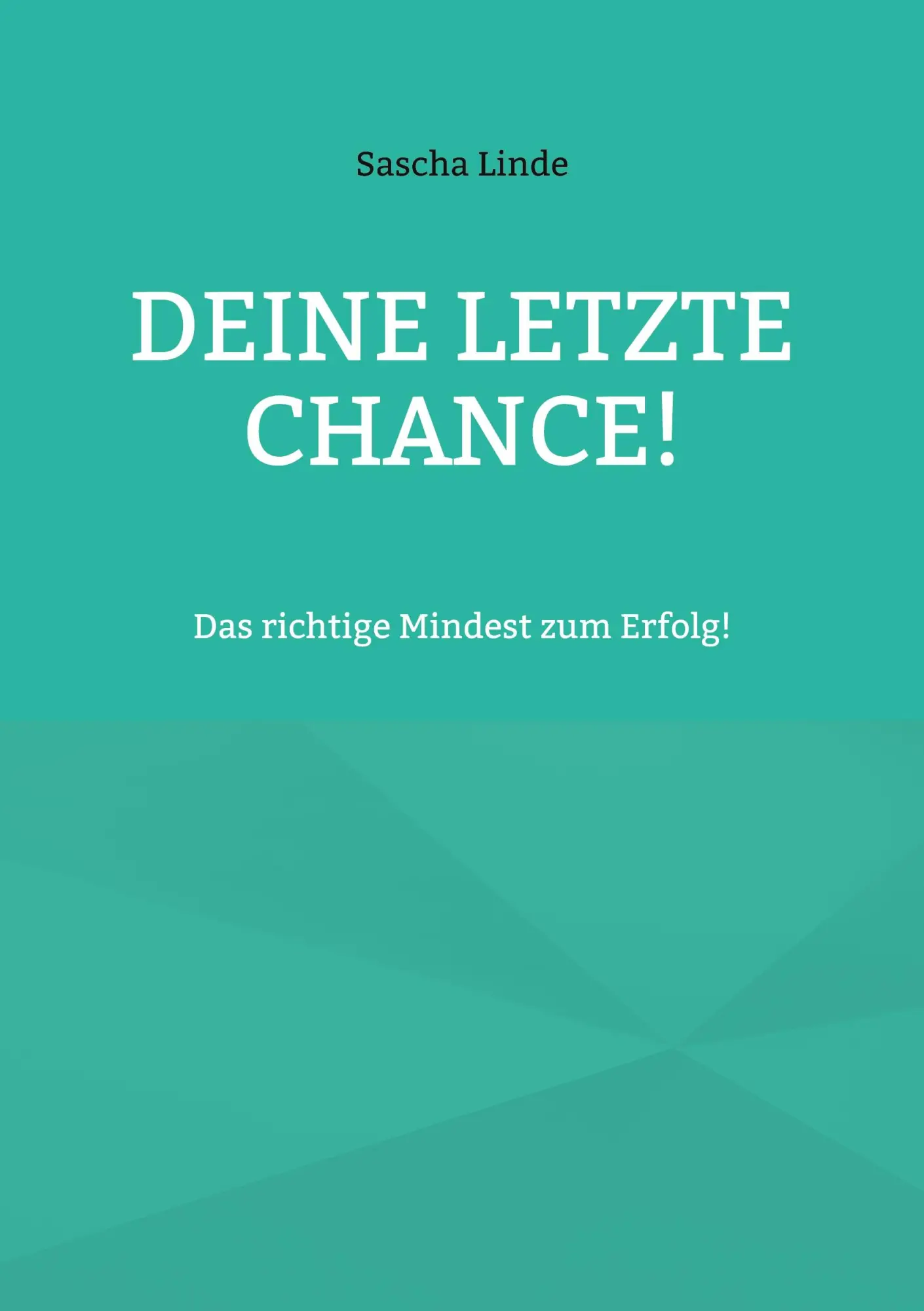 Cover: 9783756240968 | Deine letzte Chance | Das richtige Mindest zum Erfolg | Sascha Linde