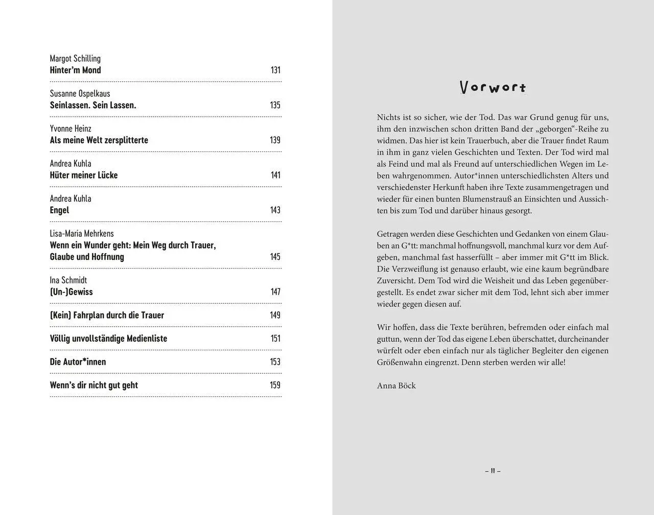Bild: 9783761570968 | Für immer geborgen | Gedanken aus der Trauer | Anna Böck | Buch | 2026