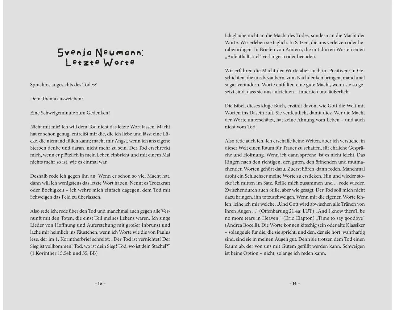 Bild: 9783761570968 | Für immer geborgen | Gedanken aus der Trauer | Anna Böck | Buch | 2026