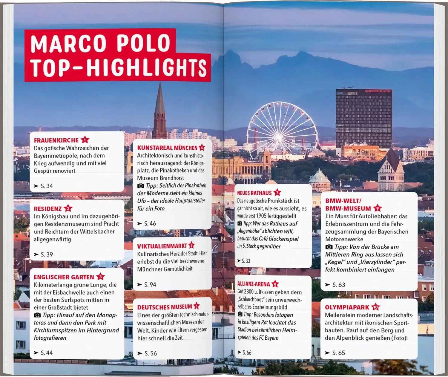 Bild: 9783829740968 | MARCO POLO Reiseführer München | Amadeus Danesitz (u. a.) | Buch
