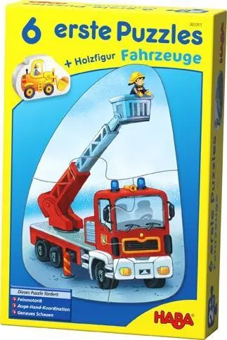 Cover: 4010168231068 | 6 erste Puzzles - Fahrzeuge | Hartmut Bieber | Spiel | Brettspiel